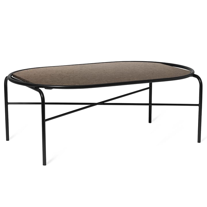 Secant ovalt soffbord granit, Antique brown Warm Nordic