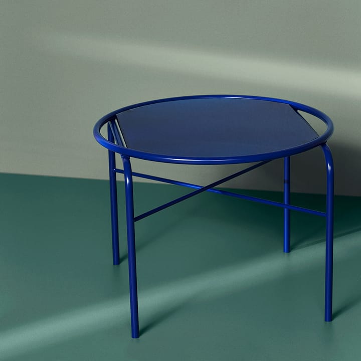 Secant soffbord Ø60 cm - Cobalt blue - Warm Nordic