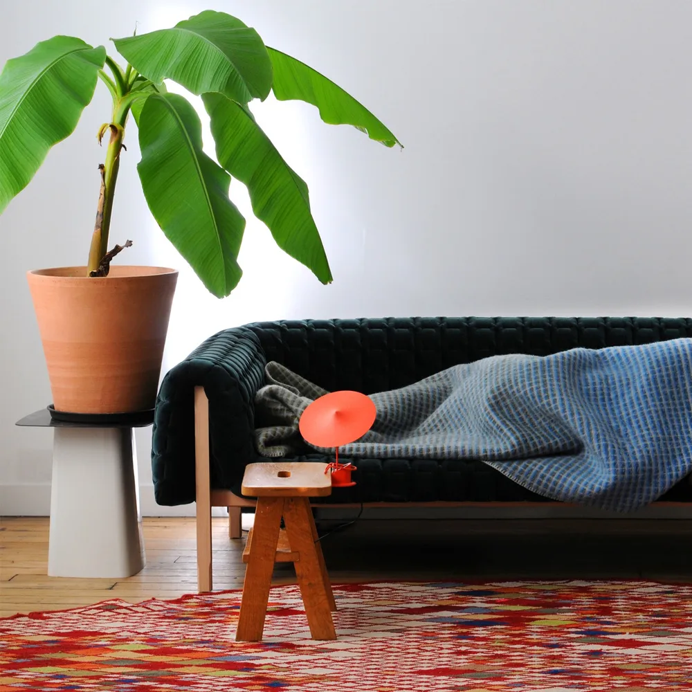 w153 île bordslampa, grey brown Wästberg