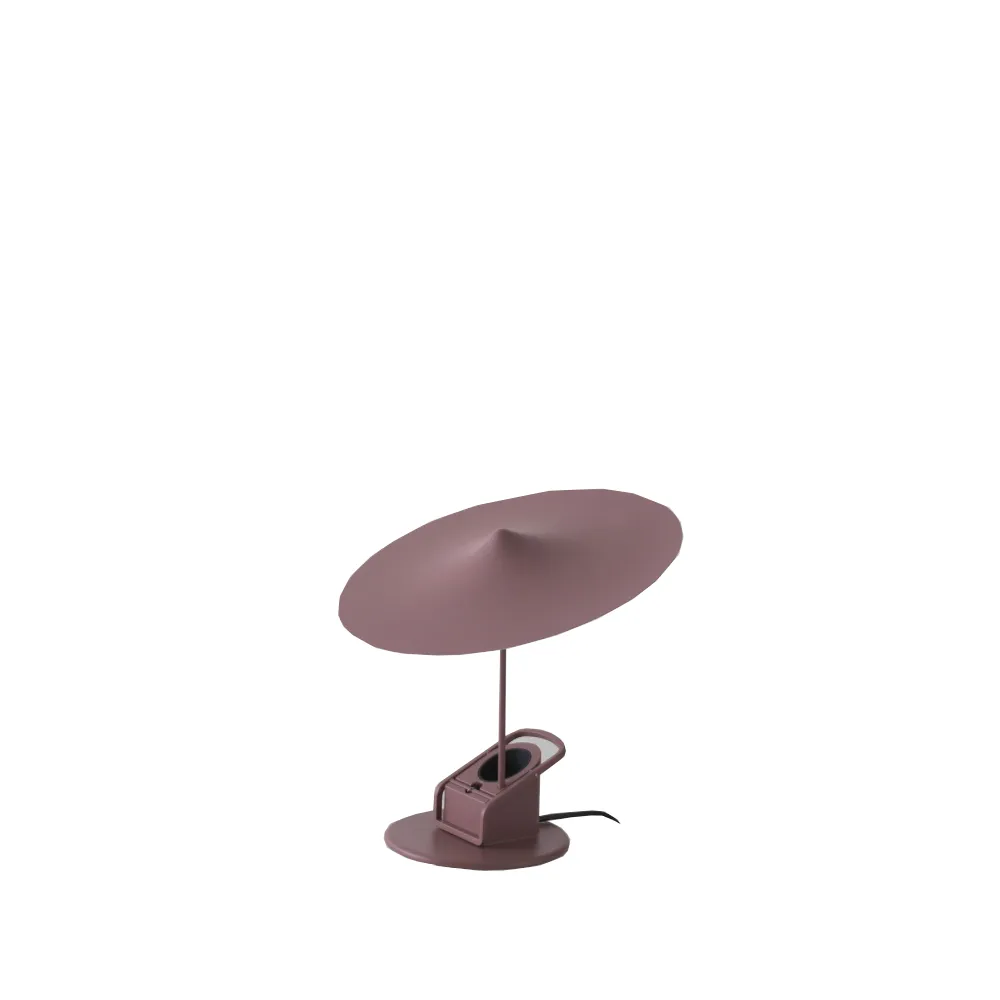 w153 île bordslampa, grey brown Wästberg