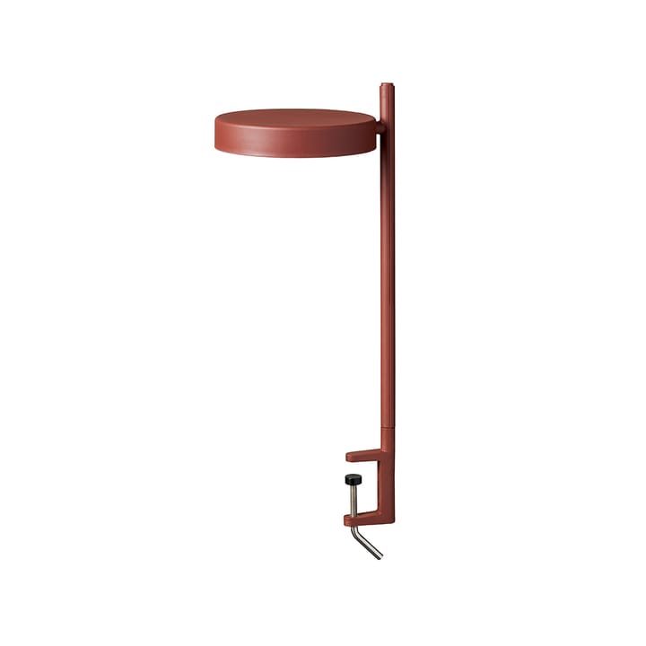 w182 Pastille c2 bordslampa - oxide red, lång arm, klämfäste - Wästberg