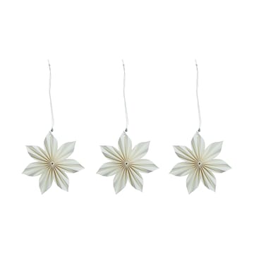 Aurora juldekoration 3-pack - White-brown - Watt & Veke