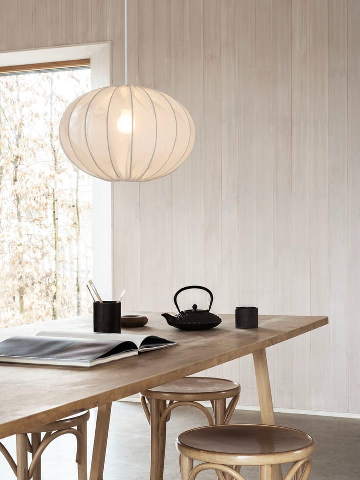 Boll 40 linen lampskärm, White Watt & Veke