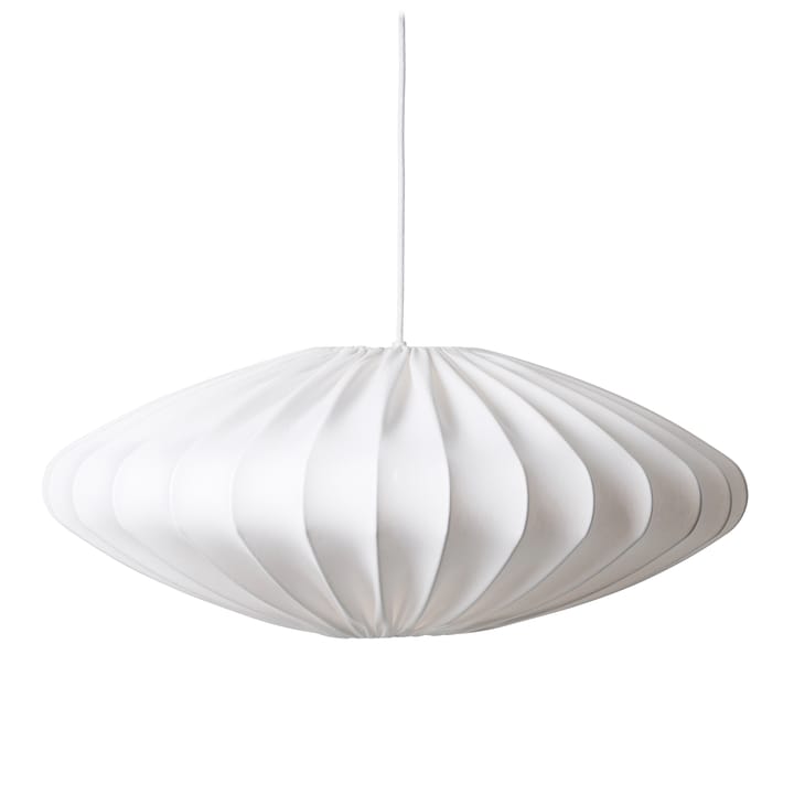 Ellipse lampskärm 65 cm bomull - Vit - Watt & Veke