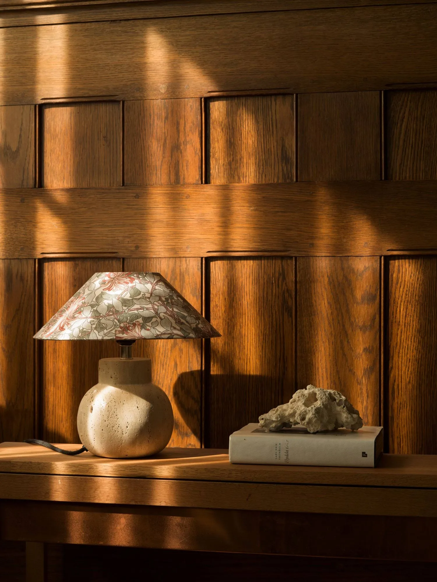 Flat shade lampskärm, Honeysuckle blush, Ø30x9 cm Watt & Veke