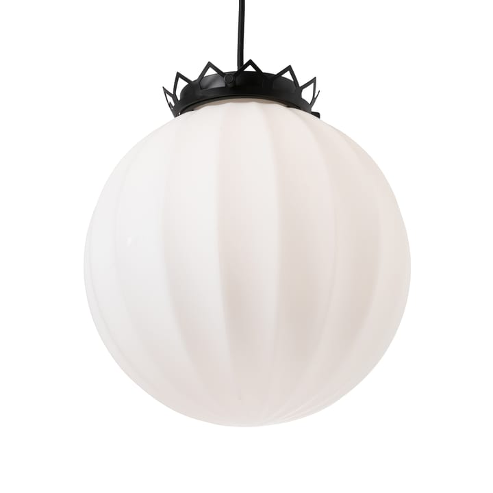 Karl Filip taklampa, opalglas/svart Watt & Veke