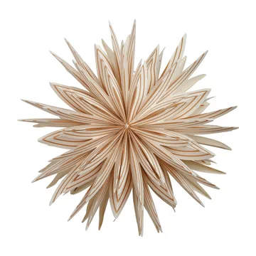 Lovisa adventsstjärna Ø50 cm - Vit-guld - Watt & Veke