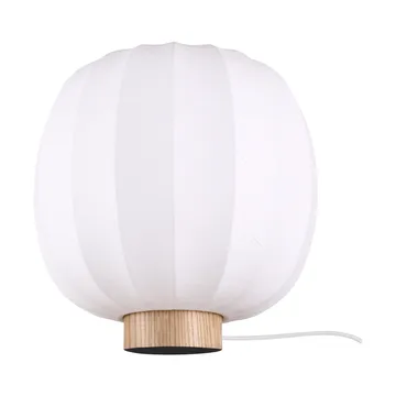 Lunari bordslampa - White-Natural ash, Ø30x32 cm - Watt & Veke