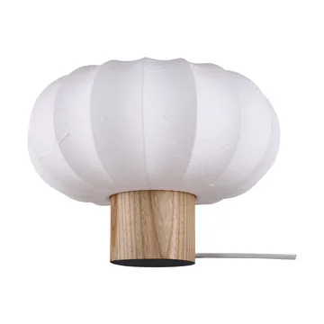 Lunari bordslampa - White-Natural ash, Ø32x24cm - Watt & Veke
