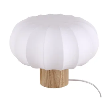Lunari bordslampa - White-Natural ash, Ø32x24cm - Watt & Veke
