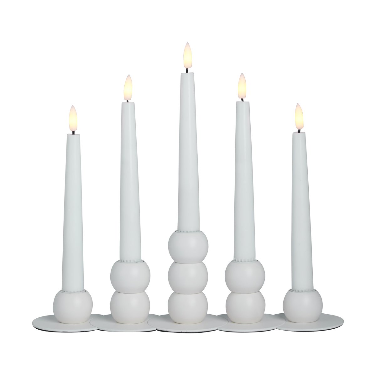 Watt & Veke Lykke kombinerbar ljusstake inkl. 5 st LED-ljus White