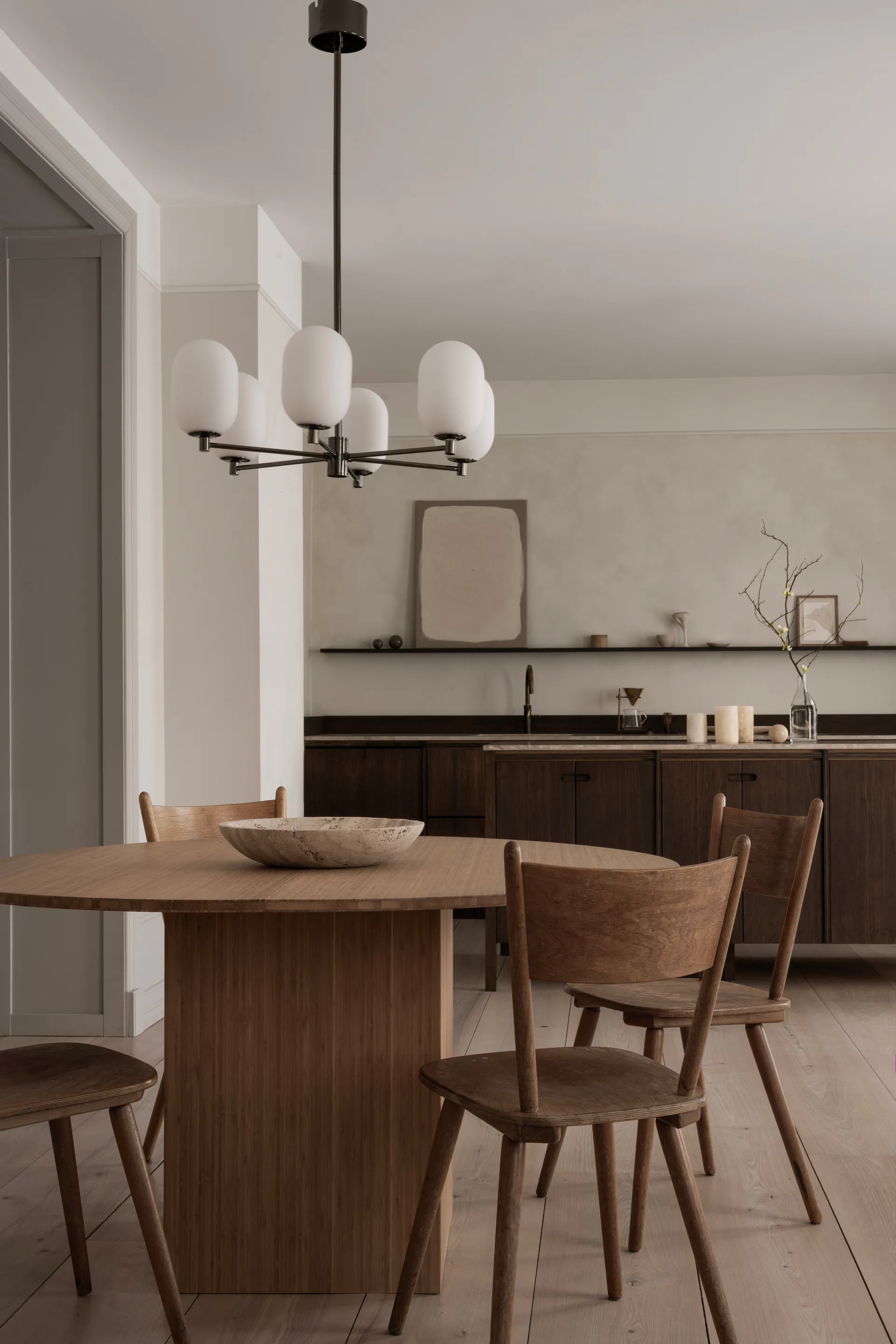 Noor takkrona Ø65 cm, White Watt & Veke