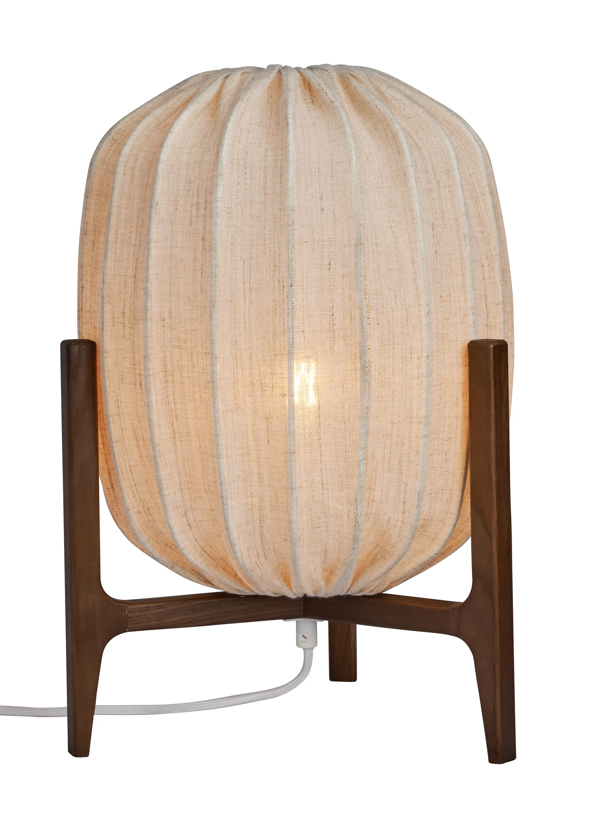 Prisma bordslampa, Dark ash-natural, Ø27x42 cm Watt & Veke