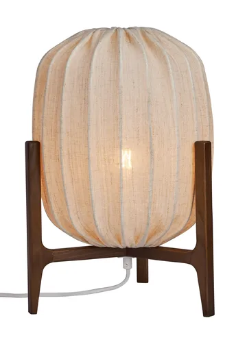 Prisma bordslampa - Dark ash-natural, Ø27x42 cm - Watt & Veke