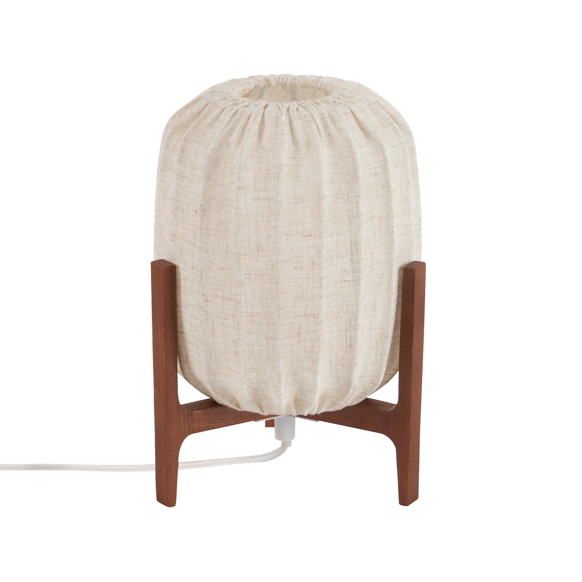 Prisma bordslampa, Dark ash-Natural, Mini Ø16x24,3 cm Watt & Veke