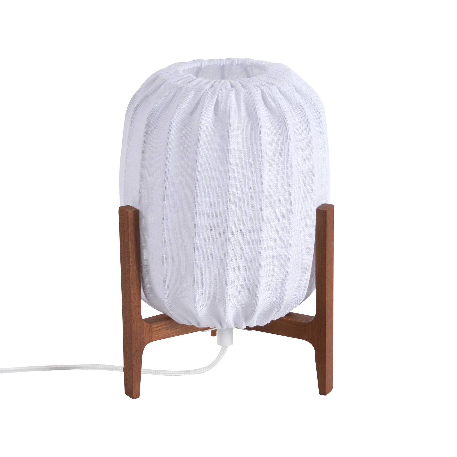 Prisma bordslampa, Dark ash-White, Mini Ø16x24,3 cm Watt & Veke