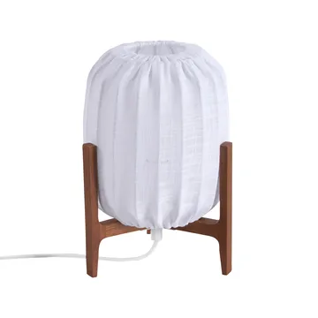 Prisma bordslampa - Dark ash-White, Mini Ø16x24,3 cm - Watt & Veke