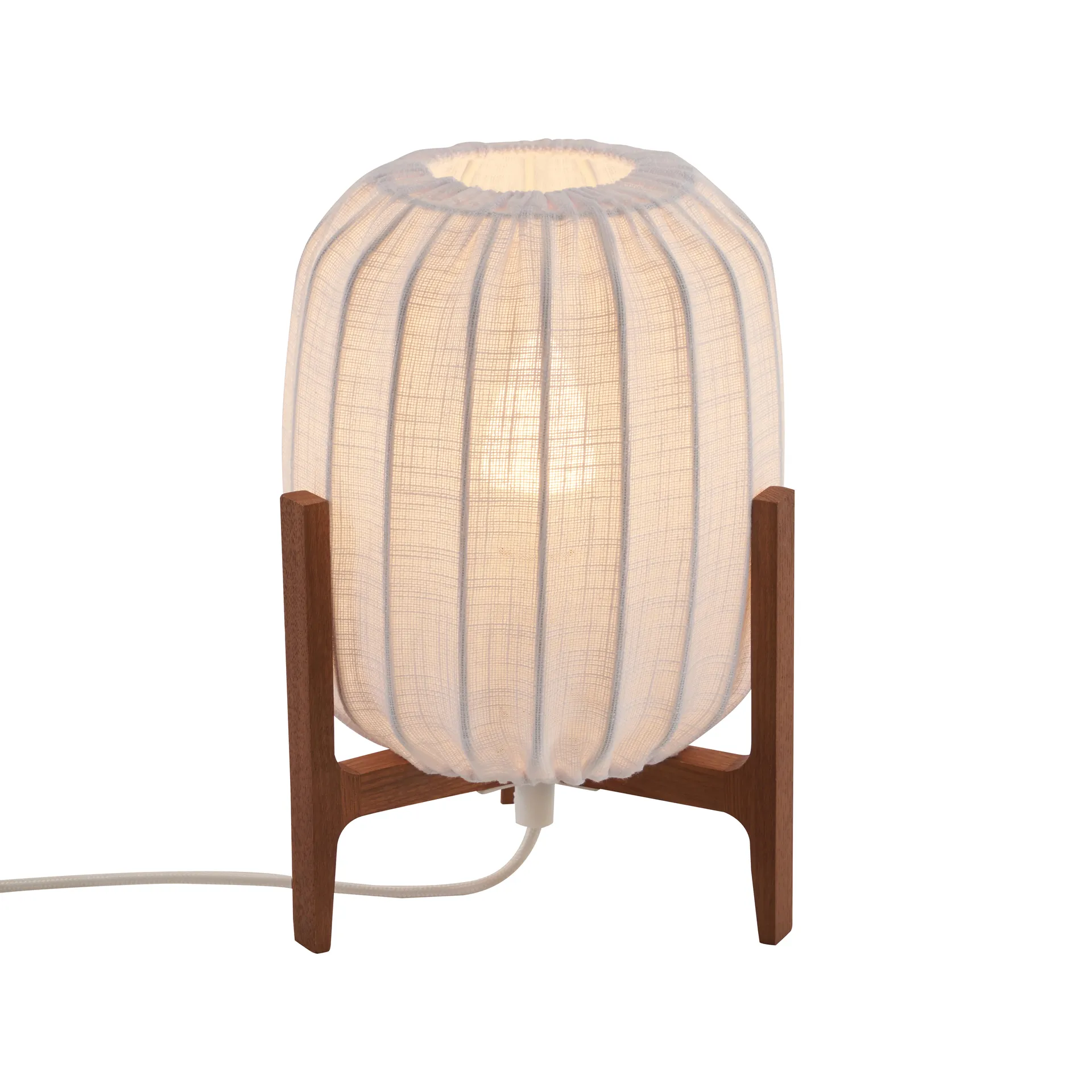 Prisma bordslampa, Dark ash-White, Mini Ø16x24,3 cm Watt & Veke