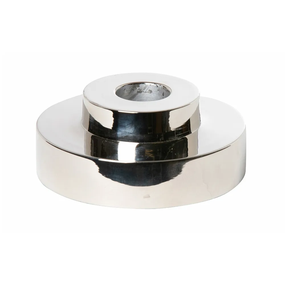 REX ljusstake Ø9 cm, Blank krom Watt & Veke