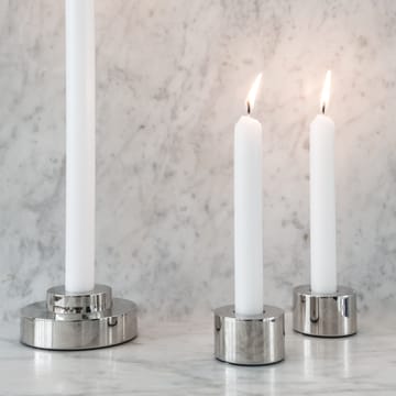REX ljusstake Ø9 cm - Blank krom - Watt & Veke