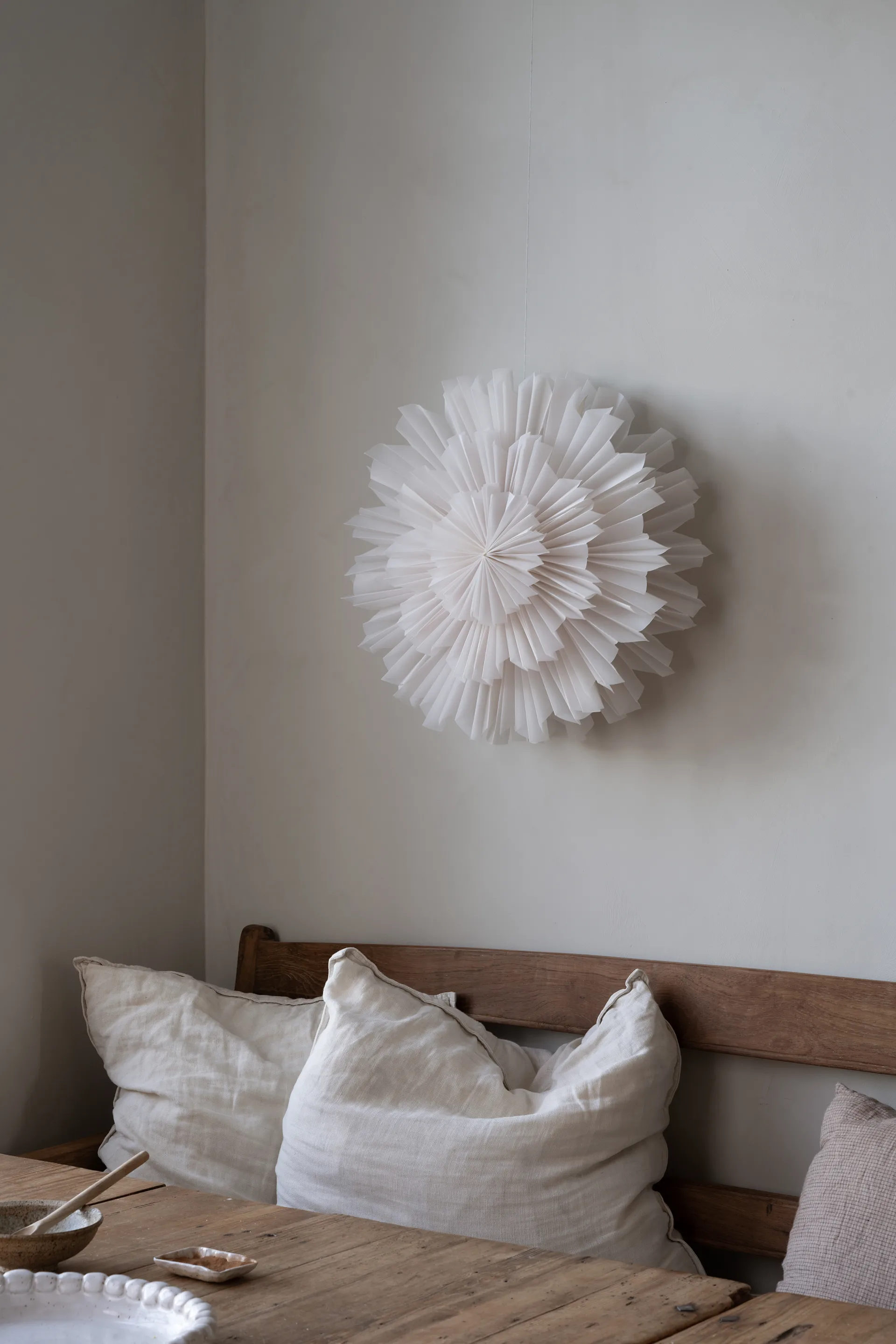 Snöblomma adventsstjärna, Ø44 cm Watt & Veke