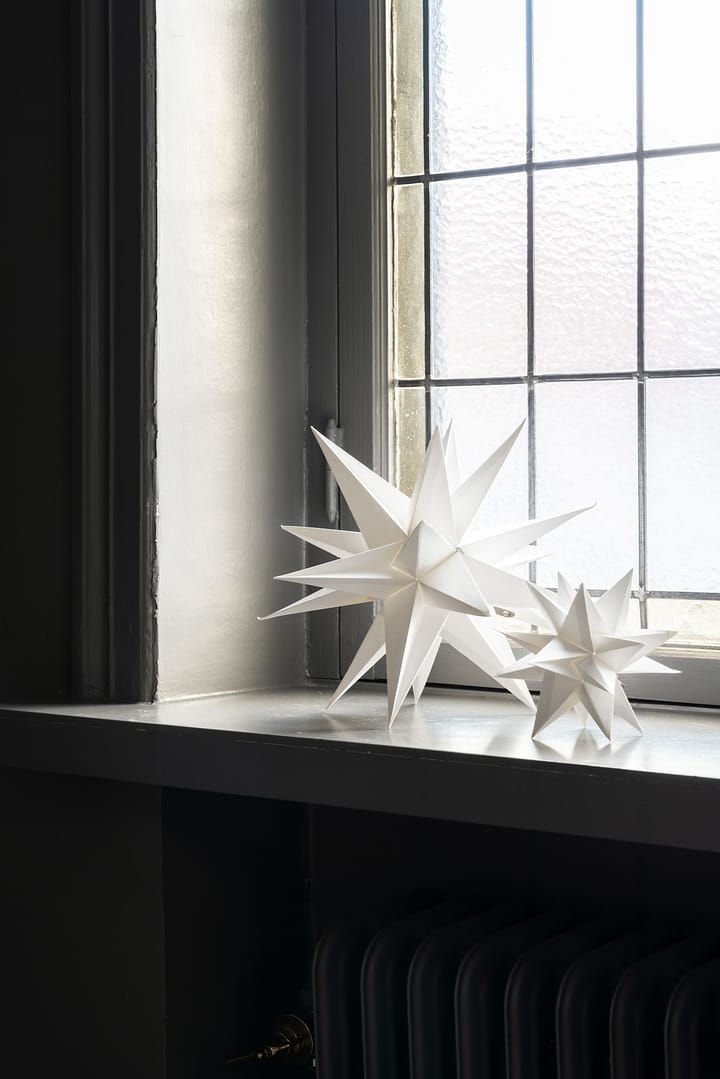 Sputnik adventsstjärna Ø30 cm, Vit Watt & Veke