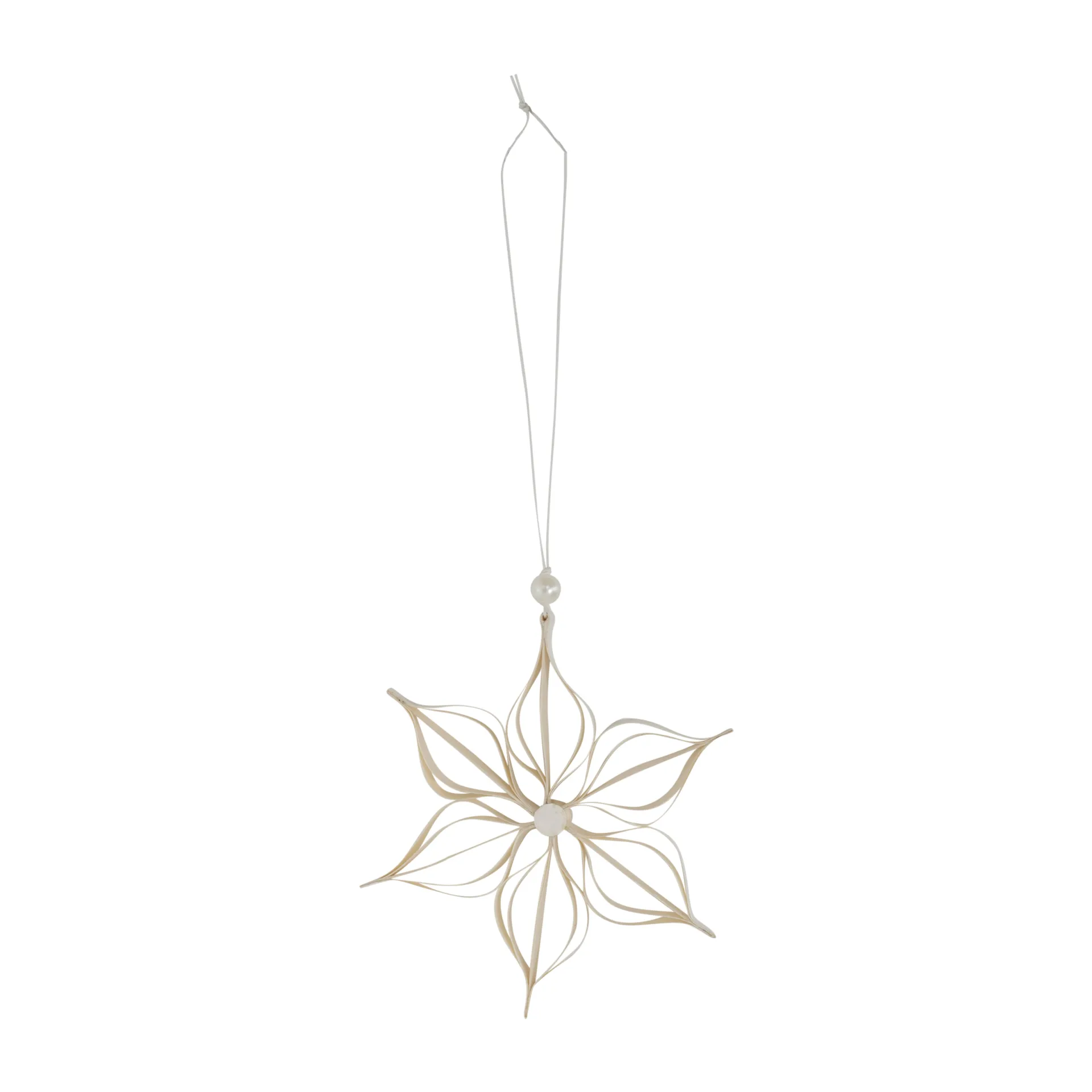 Star julhänge Ø13 cm, Vit Watt & Veke