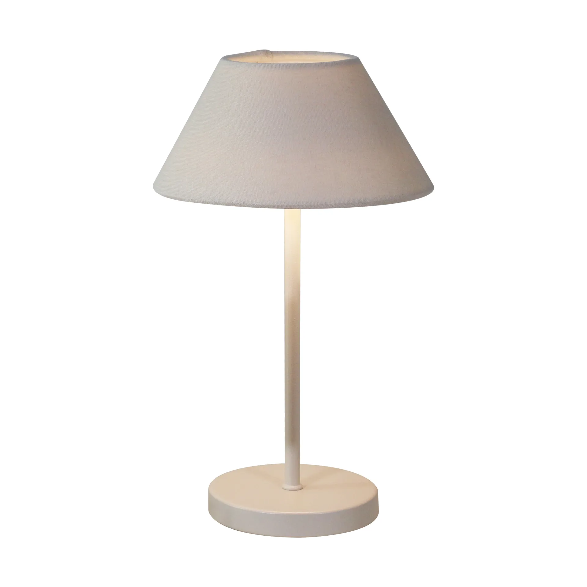 Teya bordslampa portable, Offwhite, Ø15x26 cm Watt & Veke