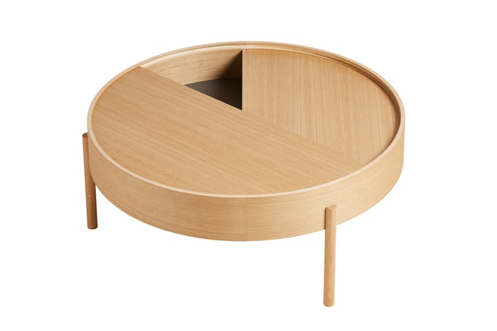 Arc soffbord Ø89 cm, Oljad ek Woud