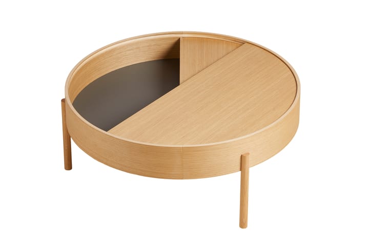 Arc soffbord Ø89 cm, Oljad ek Woud
