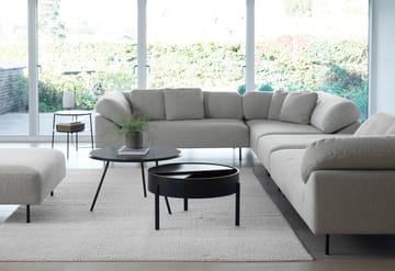 Arc soffbord Ø89 cm - Svartmålad ask - Woud