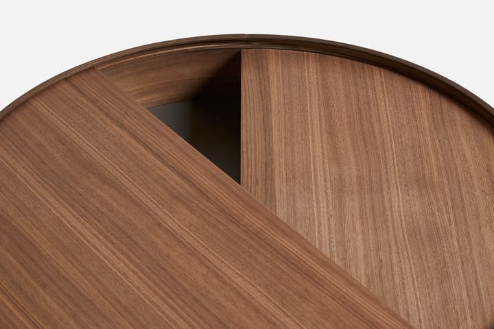 Arc soffbord Ø89 cm, Valnöt Woud