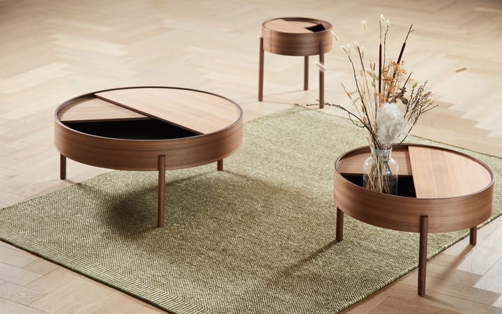 Arc soffbord Ø89 cm, Valnöt Woud