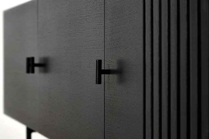 Array sidobord, 180 cm, Svartmålad ek Woud