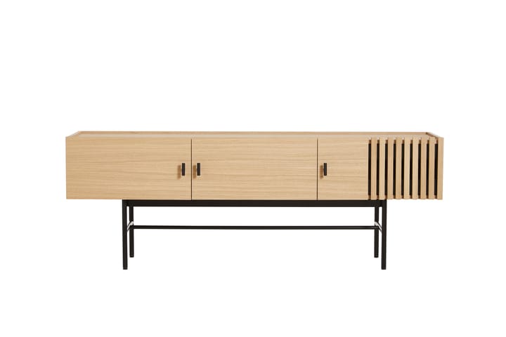 Array sidobord låg, 150 cm, Vitpigmenterad ek Woud