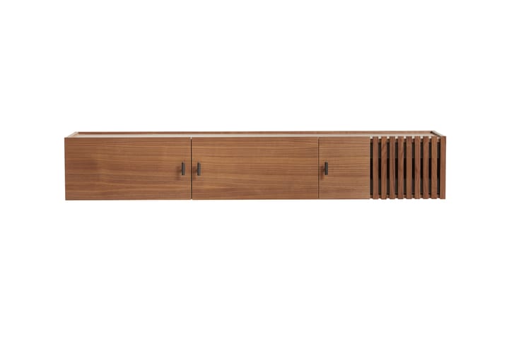 Array sidobord väggmonterad, 150 cm, Valnöt Woud