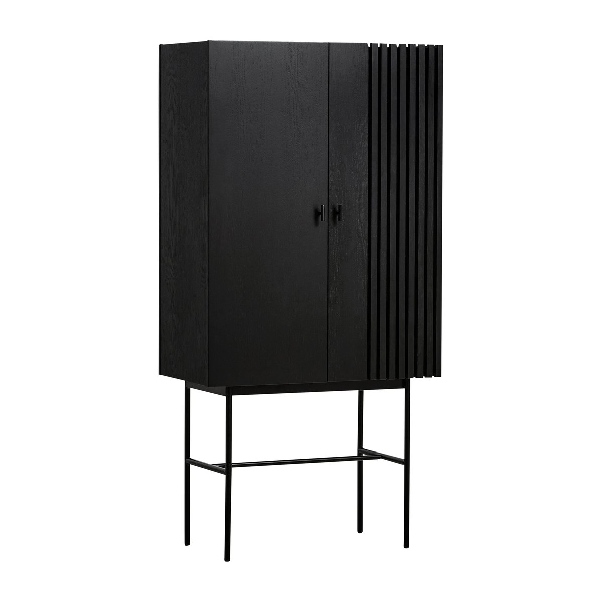 Woud Array skåp, 80 cm Svartmålad ek | Skandinavisk Design | Skåp & Vitrinskåp | Svart