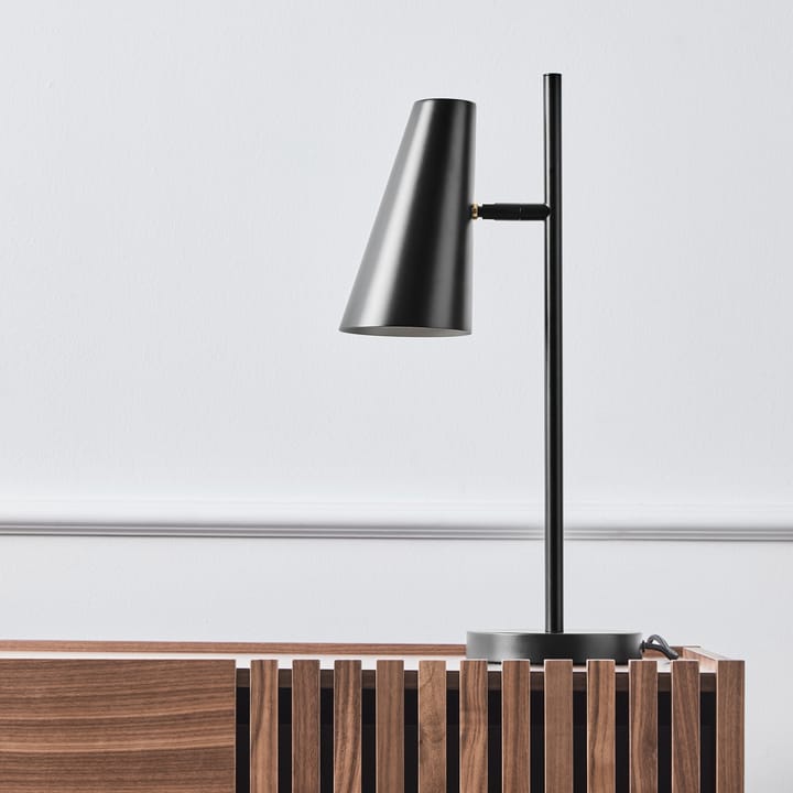 Cono bordslampa, Svart Woud