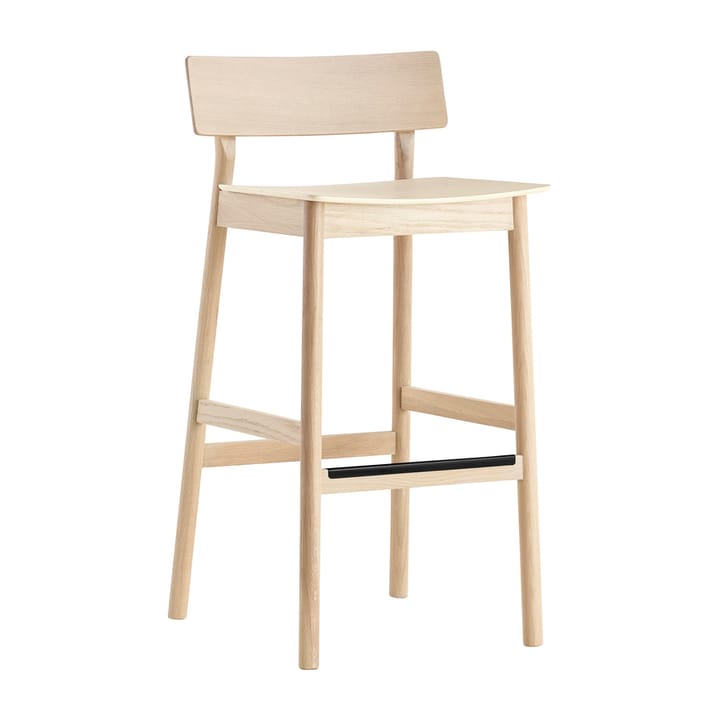 Pause barstol 2.0 65 cm - Vitpigmenterad ek - Woud