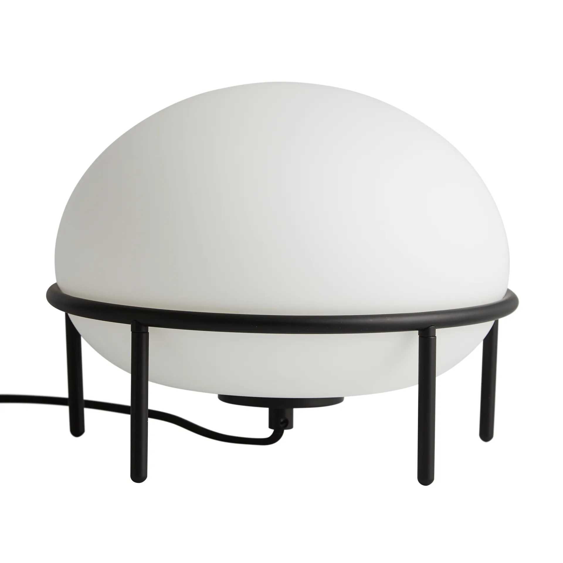 Pump bordslampa, svart, opal Woud