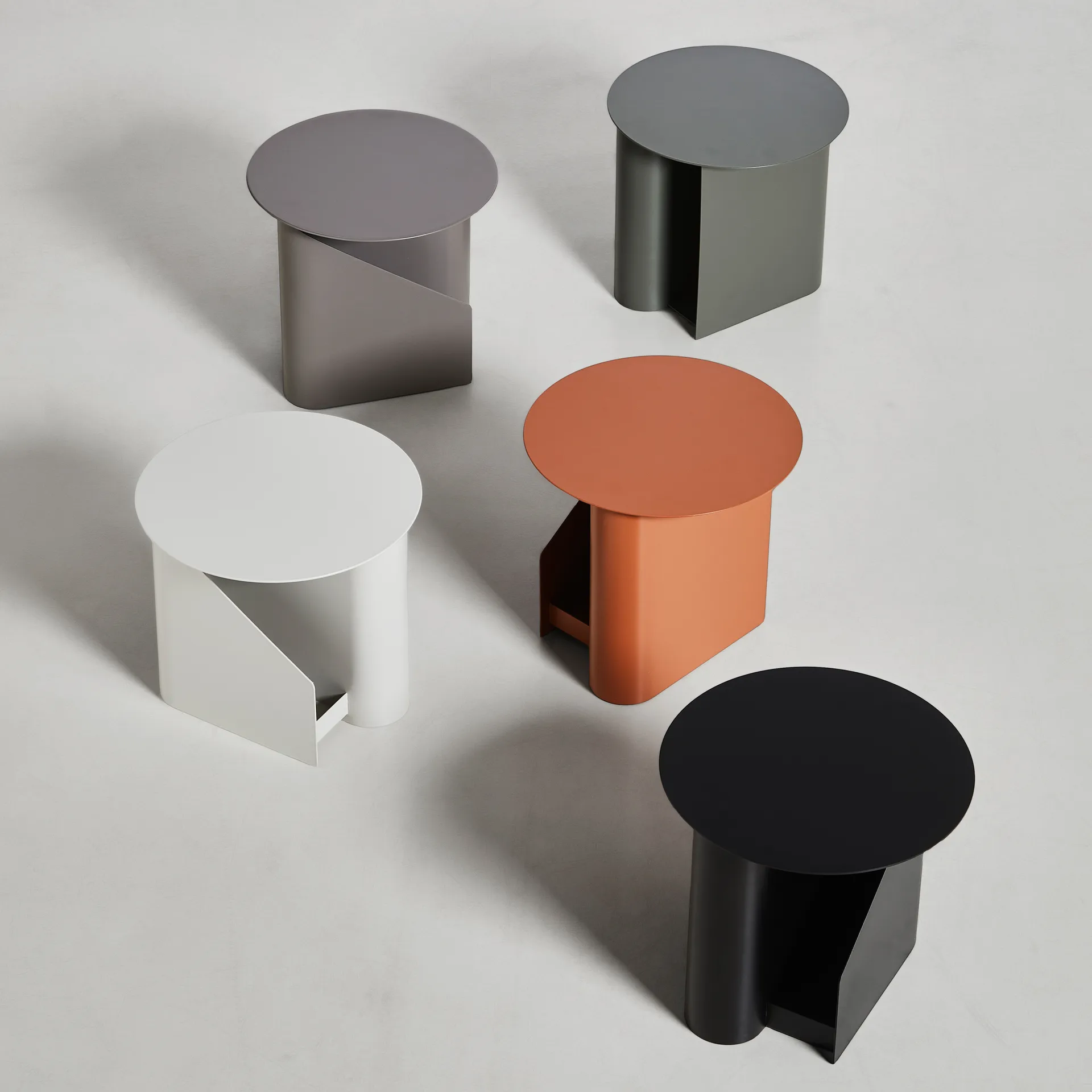 Sentrum sidobord, Burnt orange Woud