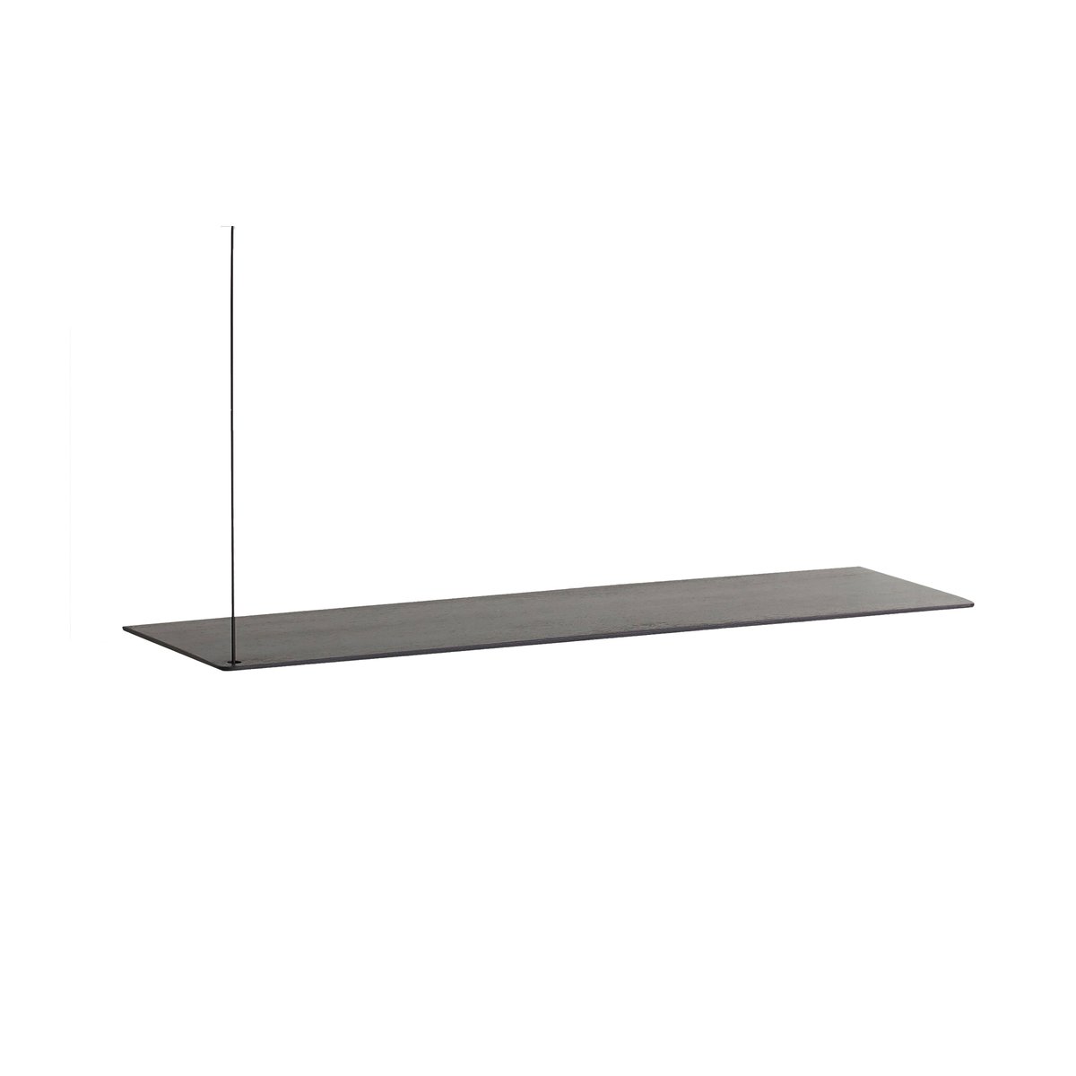 Woud Stedge Add-on hylla 80 cm Svartmålad ek | Skandinavisk Design | Hyllor & Hyllsystem | Svart
