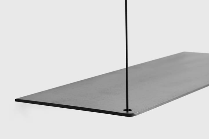 Stedge Add-on hylla 80 cm, Svartmålad ek Woud