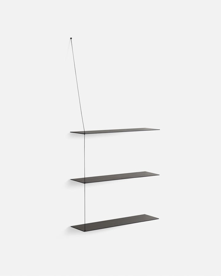 Stedge Add-on hylla 80 cm, Svartmålad ek Woud