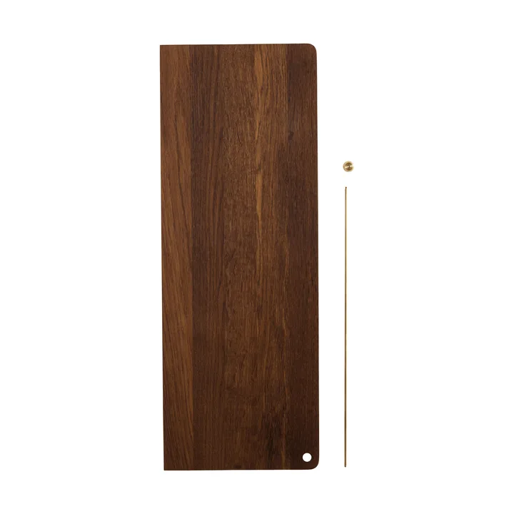 Stedge Add-on hylla - Rökt ek-mässing, 60 cm - Woud