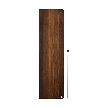 Stedge Add-on hylla - Rökt ek-svart, 80 cm - Woud