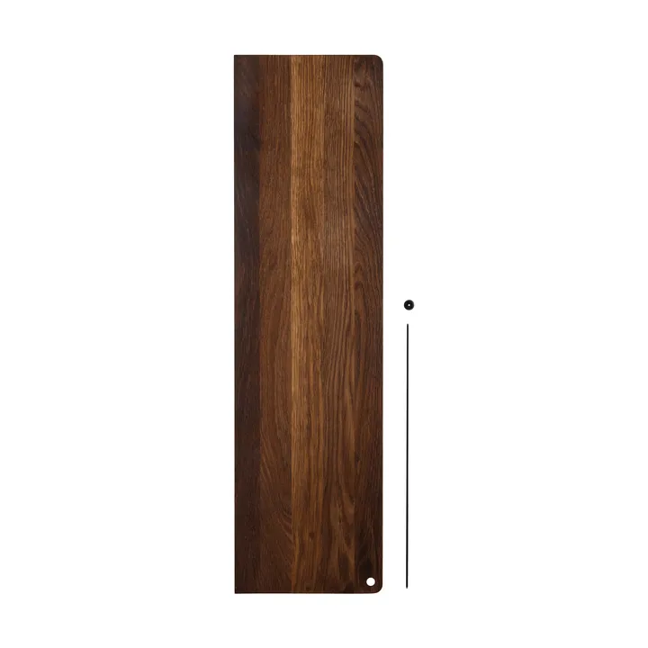 Stedge Add-on hylla - Rökt ek-svart, 80 cm - Woud
