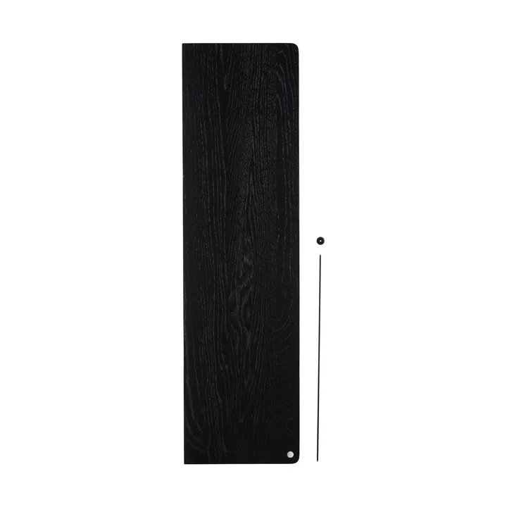 Stedge Add-on hylla - Svart ek-svart, 80 cm - Woud