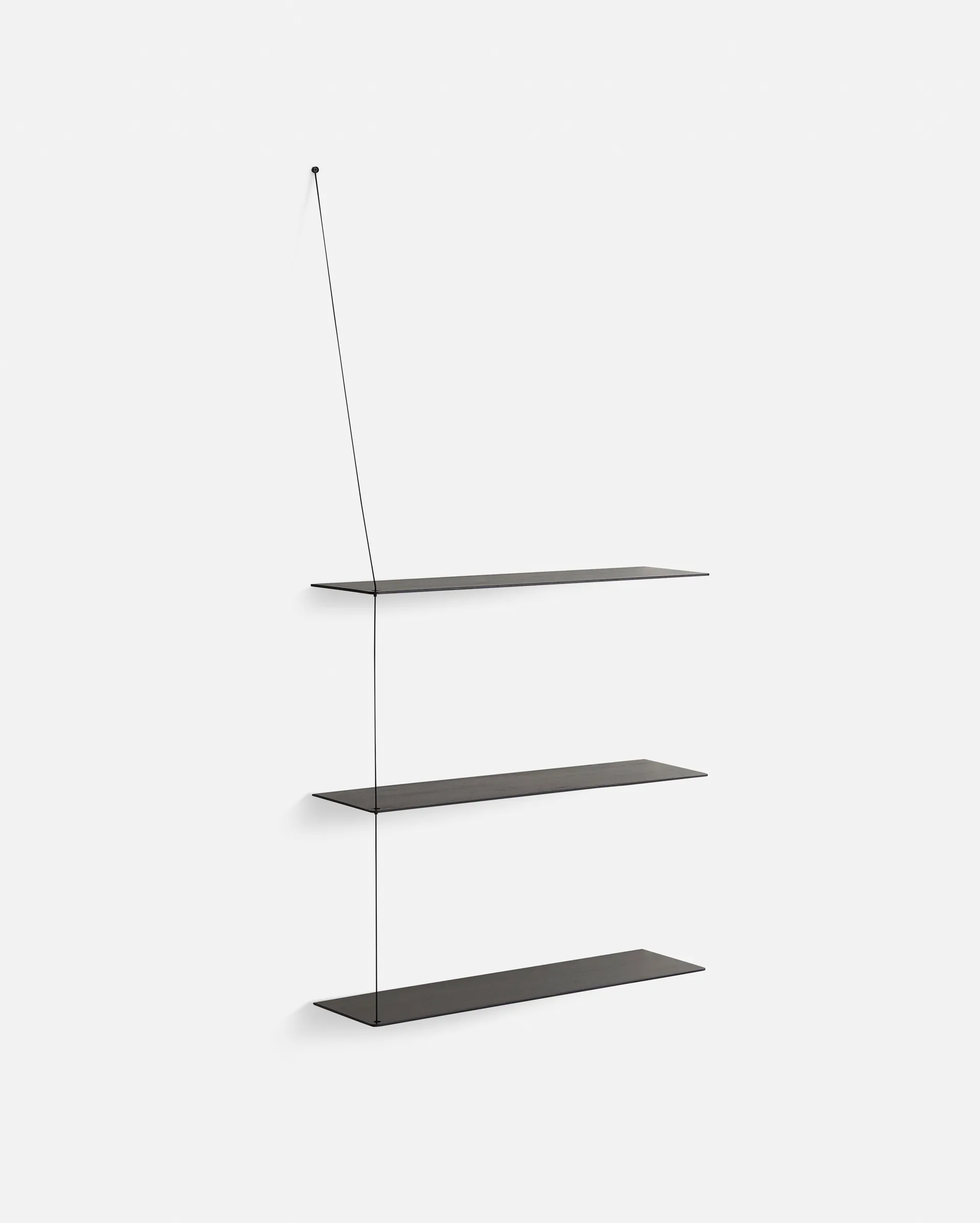 Stedge Add-on hylla, Svart ek-svart, 80 cm Woud