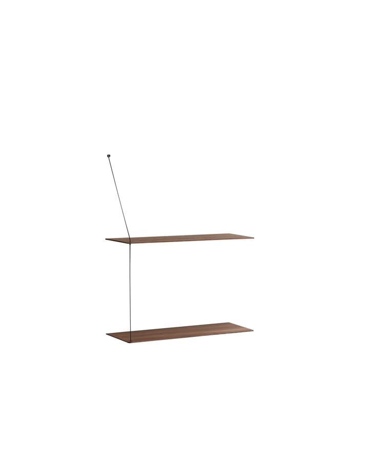 Stedge hylla 60 cm, Rökt ek Woud